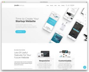 Jevelin - theme wordpress cho starup công nghệ tinh tế