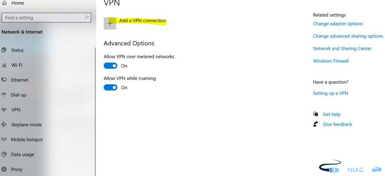 điền thông tin VPN
