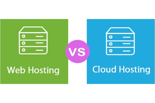 sự khác biết giữa cloud hosting và web hosting