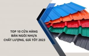 cửa hàng bán ngói nhựa