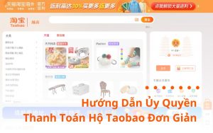 Ủy Quyền Thanh Toán Hộ Taobao