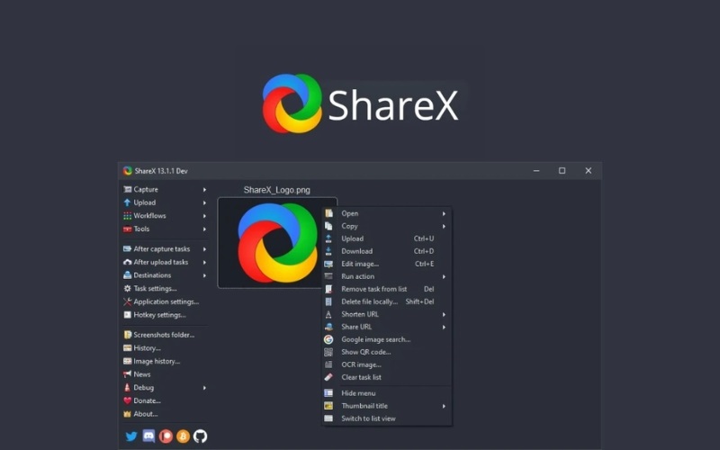 phần mềm Share X