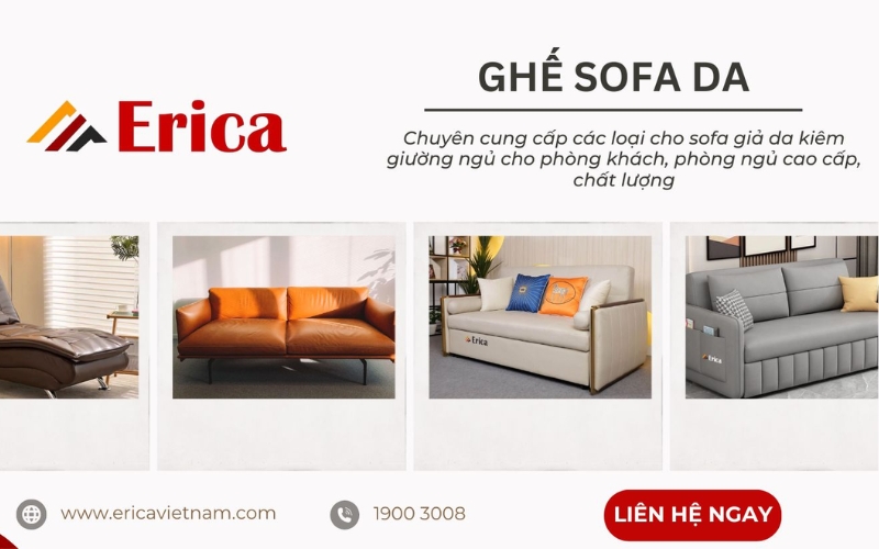 đơn vị ghế sofa erica