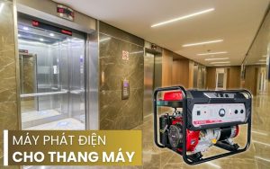 máy phát điện cho thang máy
