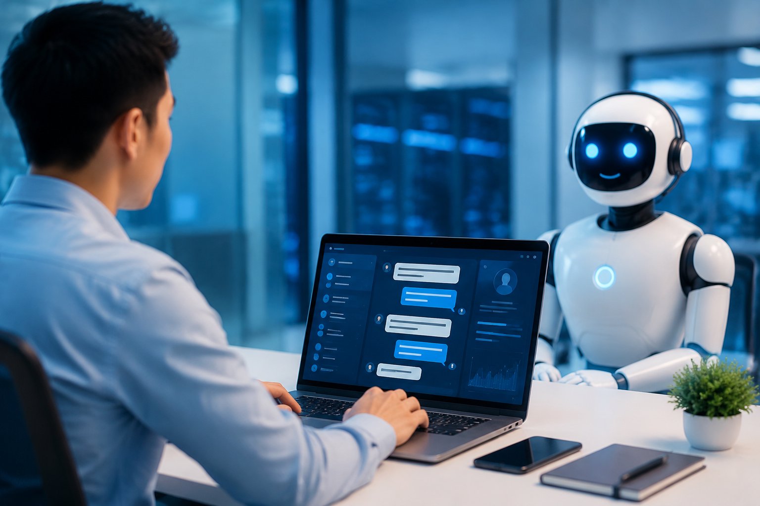 Ứng dụng AI cho chăm sóc khách hàng B2B: Khi robot hiểu khách hơn nhân viên truyền thống